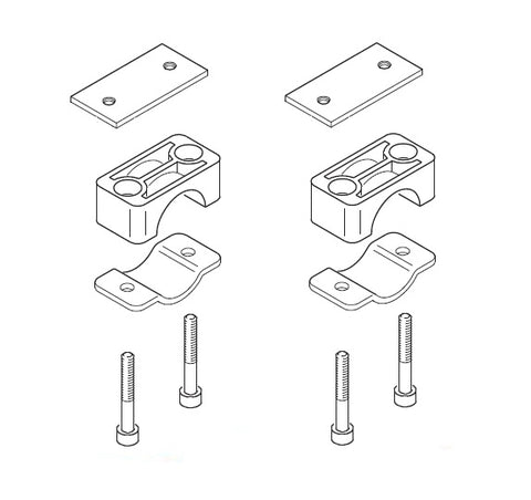 Rotax Battery Clamp Set